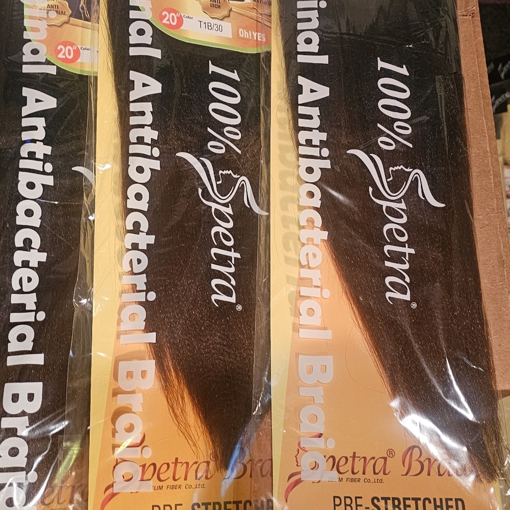 Original Antibacterial Braiding Hair - Color#T1B/30 Includes 5 Bags Of Hair